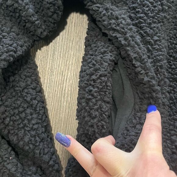 Thread and Supply Blace Fleece Sherpa Cropped Jacket Size XXL - Picture 4 of 10